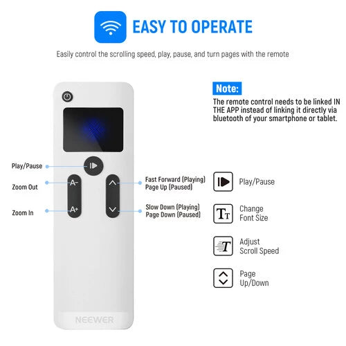 Neewer X14 Pro Aluminum Teleprompter with Remote & Carry Case