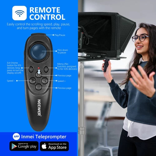 NEEWER X12 12inch Tablet Teleprompter