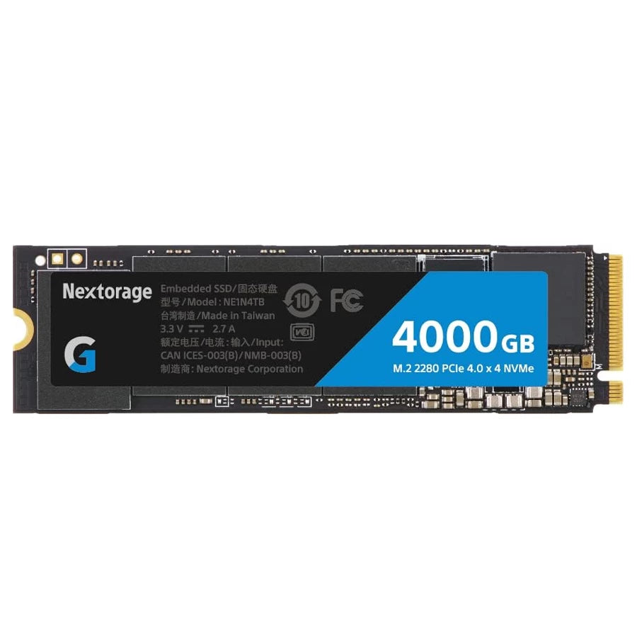 Nextorage SSD 4TB 7300 Max Seq Read, 6900 Max Seq Write