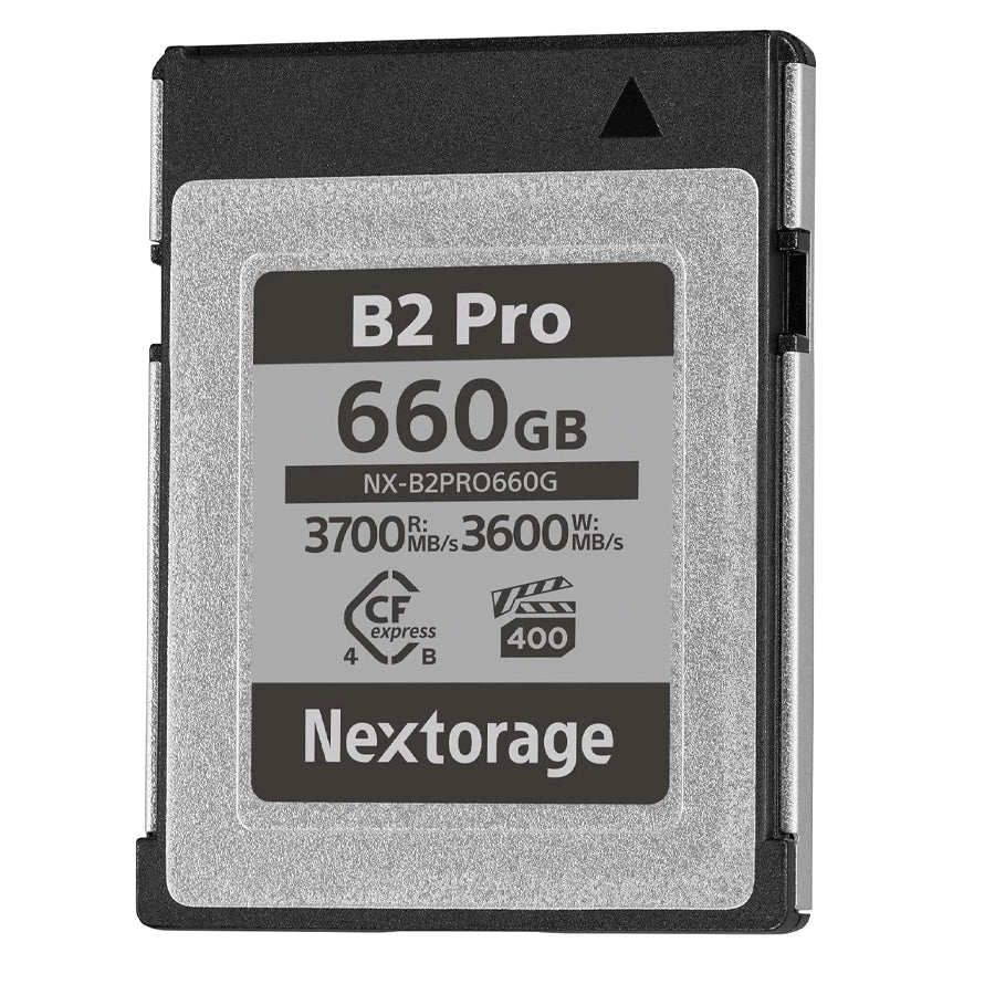 Nextorage NXB2PRO CFExpress Type B 660GB 3700MB/s Read, 3600MB/s Write, 3400Mb/s Min Sustain Speed
