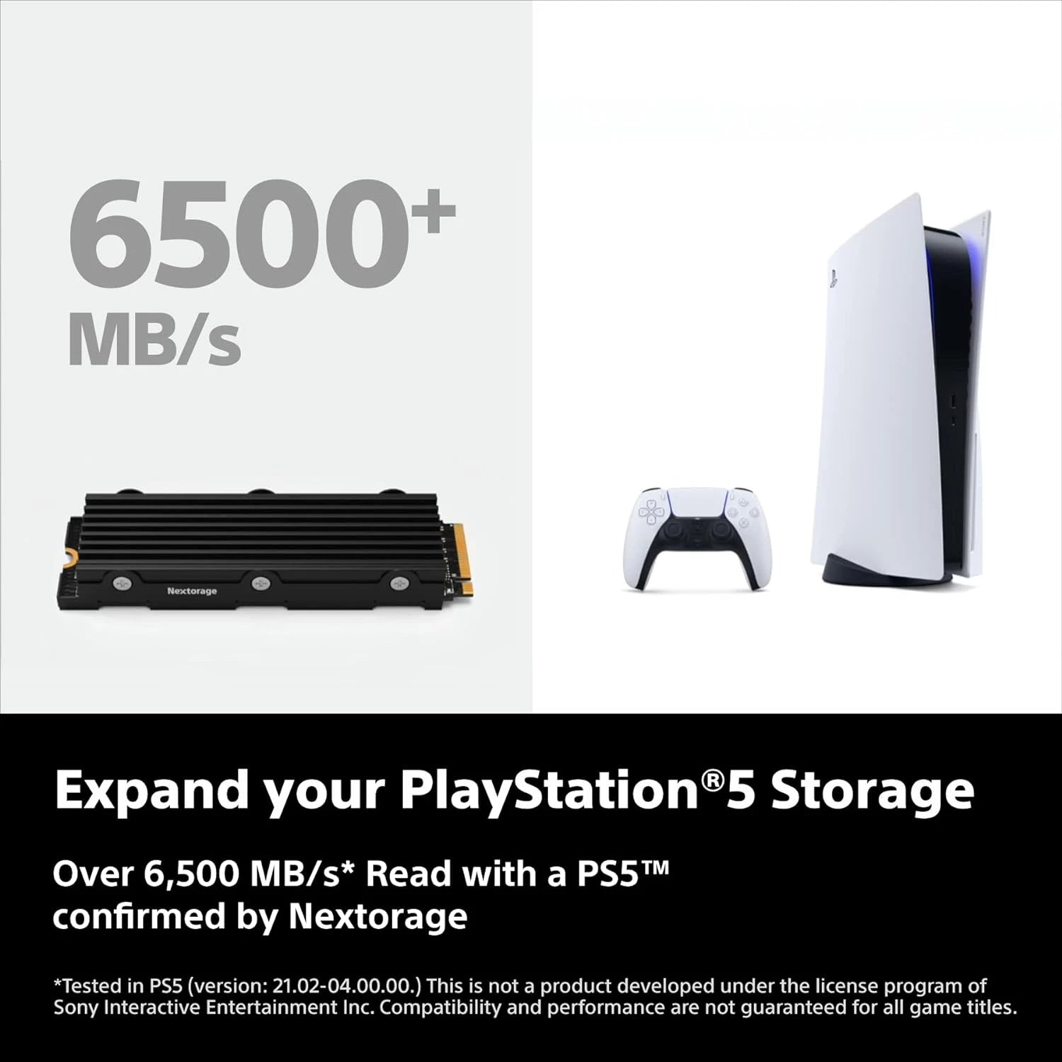 Nextorage NEM-PA SSD With Heatsink PS5 Compatible 8TB 7300 Max Seq Read, 6900 Max Seq Write
