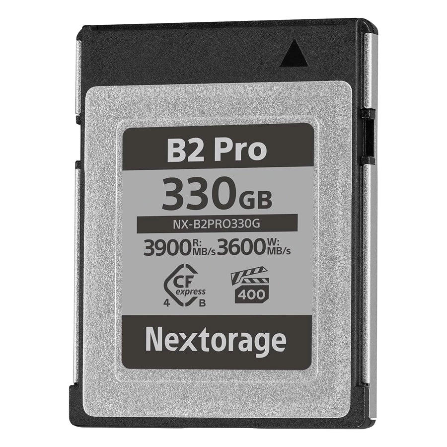 Nextorage NXB2PRO CFExpress Type B 330GB 3900MB/s Read, 3600MB/s Write, 3400Mb/s Min Sustain Speed