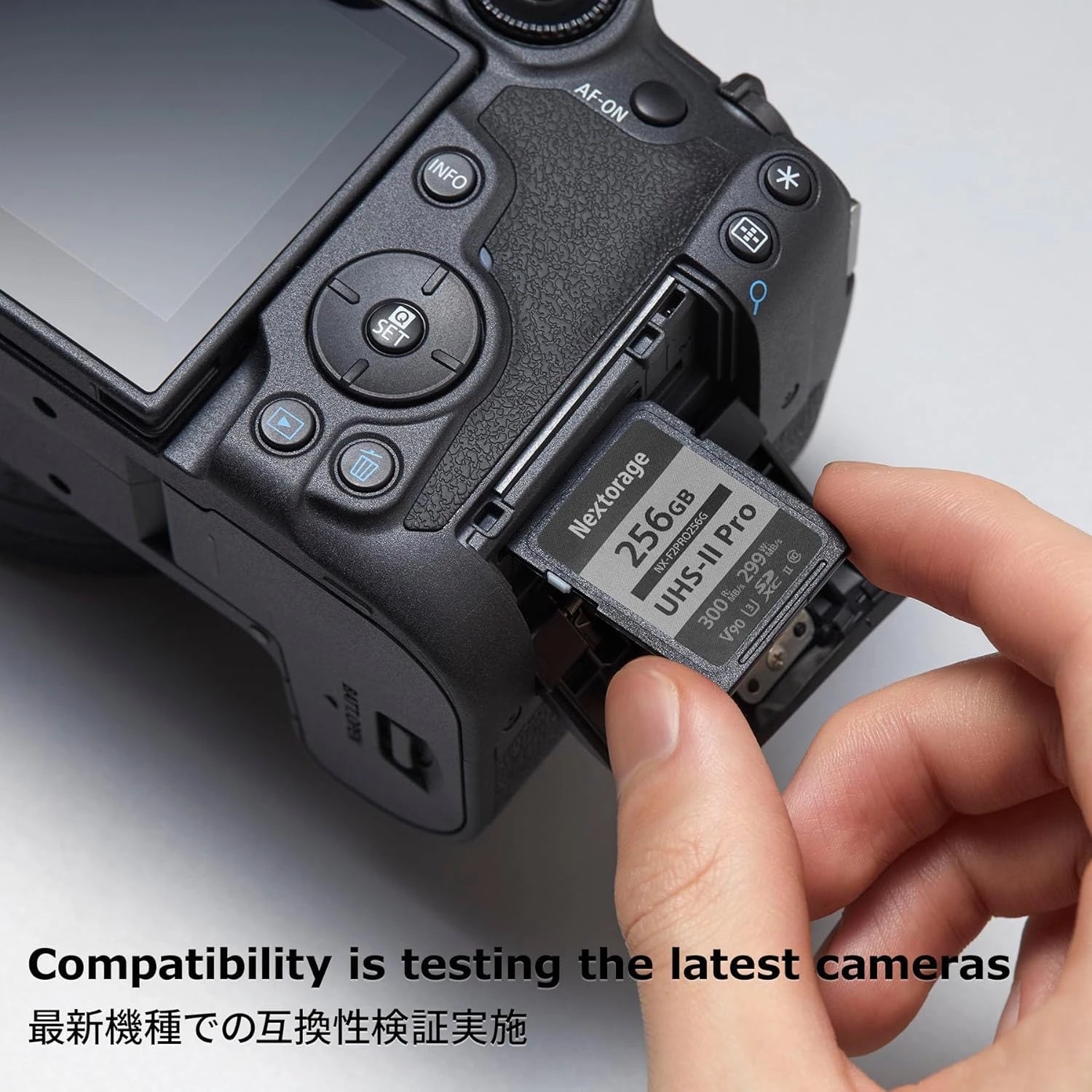 Nextorage NX-F2PRO SDXC UHS II 128GB 300MB/s Max Read Speed, 299MB/s Max Write Speed U3 CL10 V90