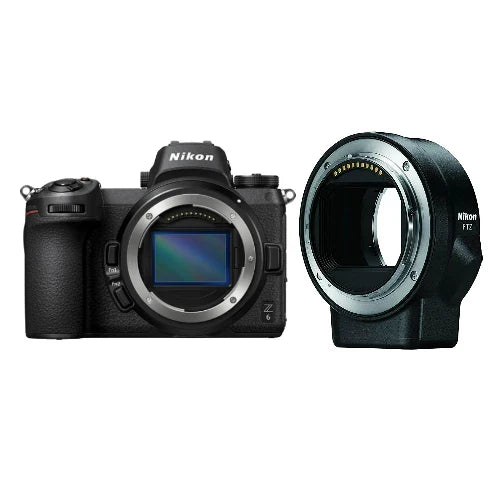 Nikon Z6 Mirrorless Camera Body Only and FTZ Mount Adapter