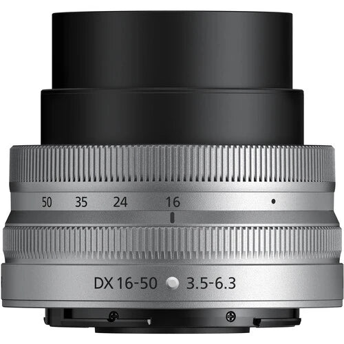 Nikon NIKKOR Z DX 16-50mm f3.5-6.3 VR Lens (Silver)