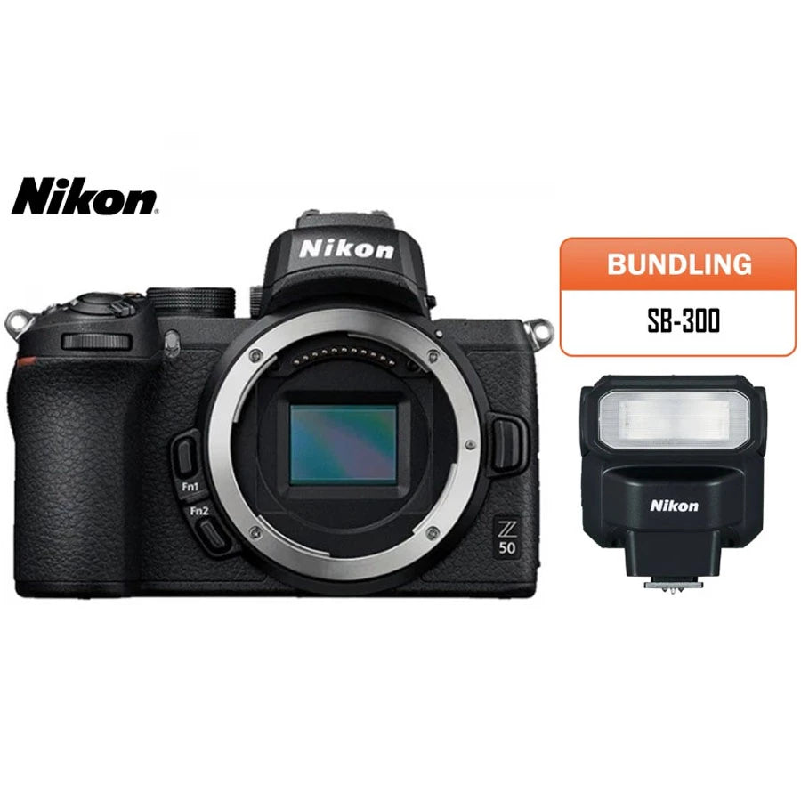 Nikon Z50 Body Bundle with Nikon SB-300 Speedlight