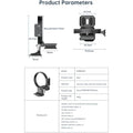 FALCAM F22&F38&F50 Horizontal-To-Vertical Quick Release Circular Half Cage(75MM For Universal) C00B3603
