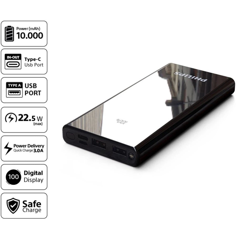 PHILIPS DLP8612EB POWERBANK 10.000MAH