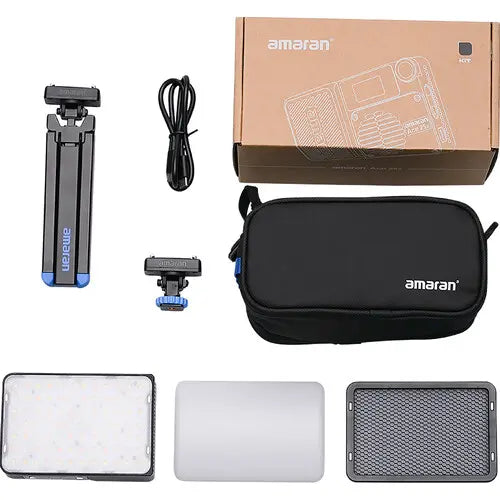 Amaran Ace 25x Bi-Color LED Light Panel All-in-One Creator Kit (Charcoal)