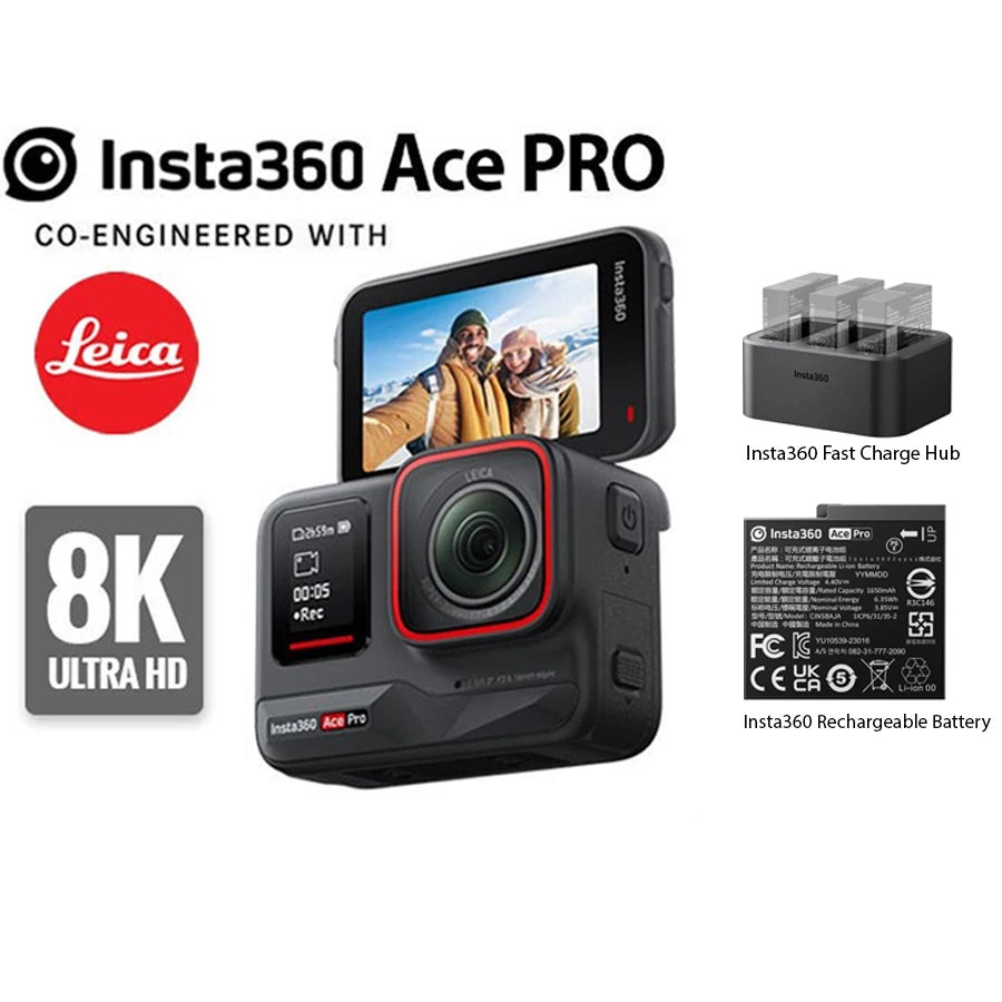 Insta360 Ace Pro + Battery + Fast Charge Hub