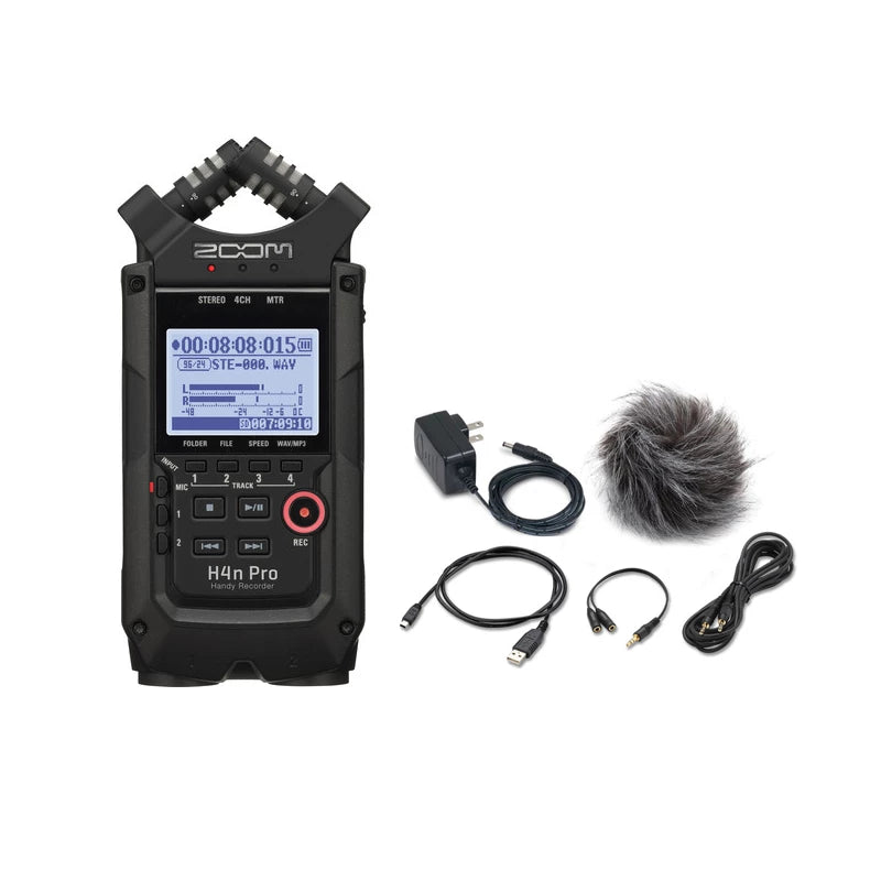 Zoom H4n Pro Black Handy Voice Recorder