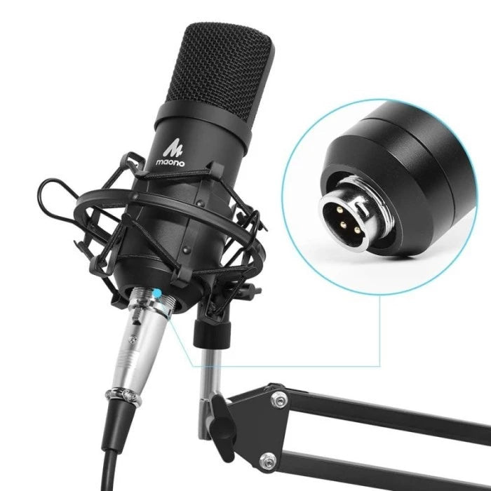 Paket Maono AU-AM200 Audio Mixer + Maono AU-A03T& AU-MH501 Headphone 2PCS