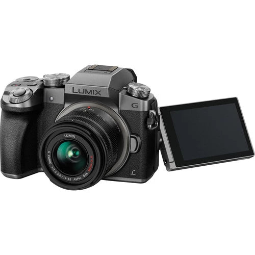 Panasonic Lumix G7 Mirrorless Micro Four Third Digital Camera with 14-42mm (Silver)