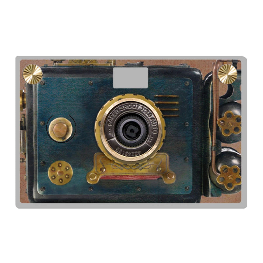 Paper Shoot Paper Camera Steampunk Series (Space1889) Wooden 18MP