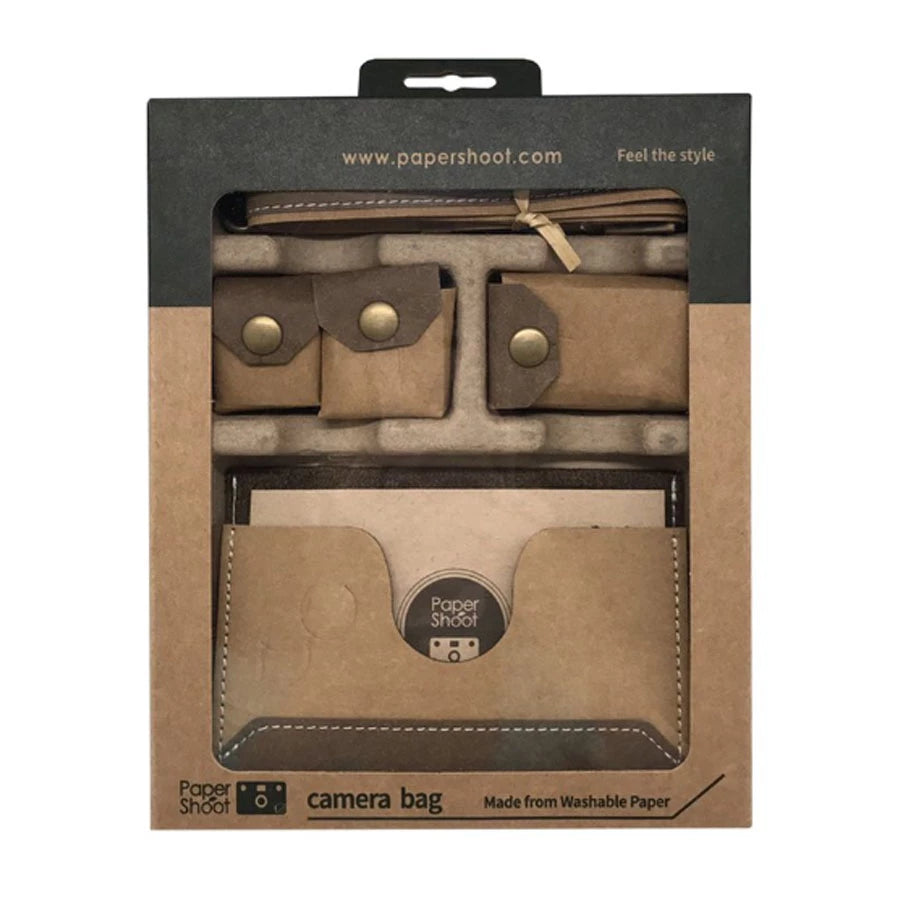 Paper Shoot Camera Bag Brown