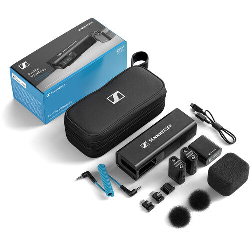 Sennheiser Profile Wireless 2-channel all-in-one clip-on & handheld microphone system