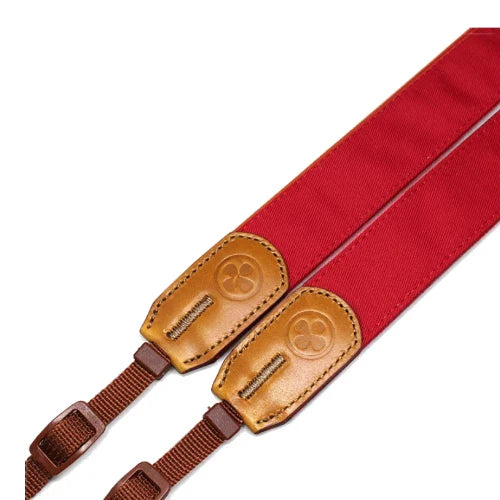 Herringbone iCode Camera Neck Strap Primary Red