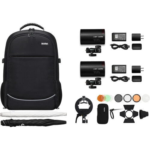 Godox AD100Pro Pocket Flash KIT-1 ( Dual Light backpack kit )