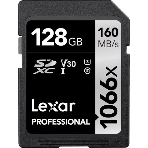 Lexar 128GB Professional 1066x SDXC UHS-I Memory Card