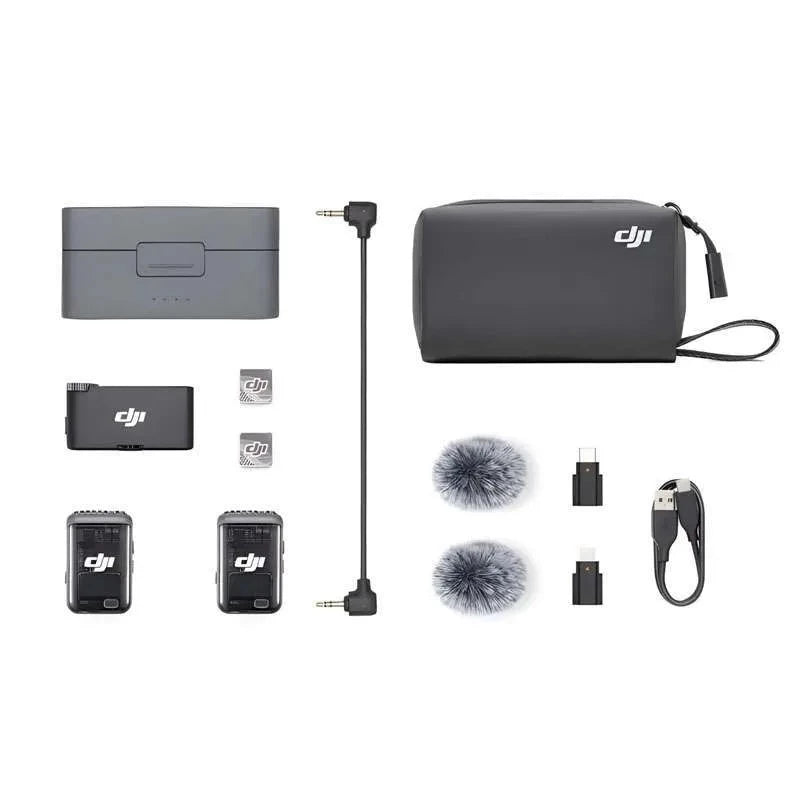 DJI MIC 2 ( 2 TX + 1 RX + CHARGING CASE)