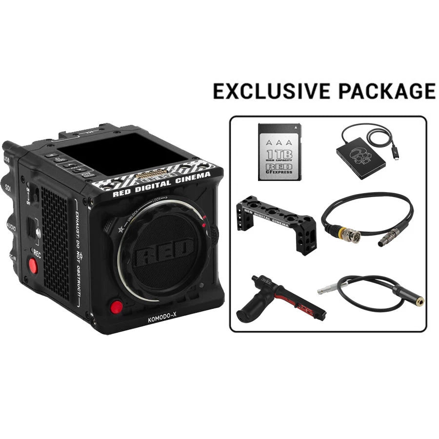 RED DIGITAL CINEMA KOMODO-X 6K Digital Cinema Camera Starter Pack