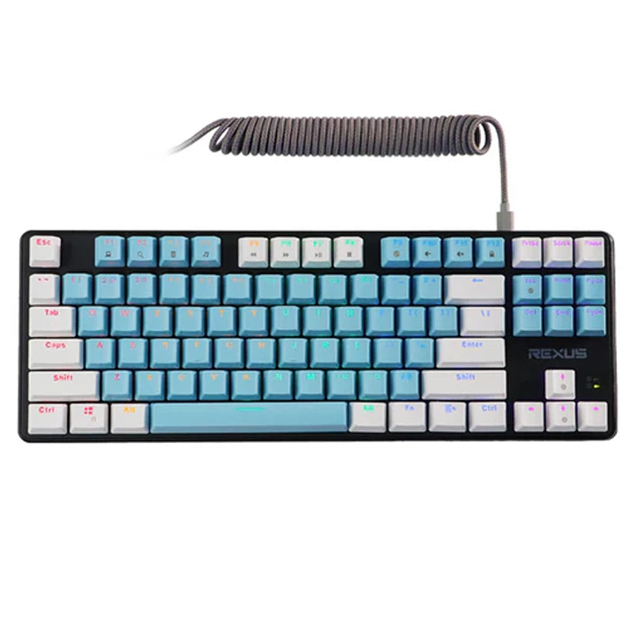 Rexus MX5.2 Legionare Mechanical Gaming Keyboard MX52 MX 5.2 Ocean Blue - Brown Switch