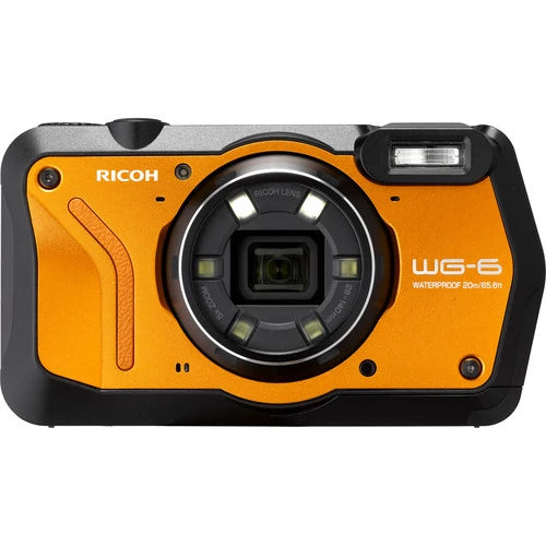 Ricoh WG-6 Digital Camera (Orange)
