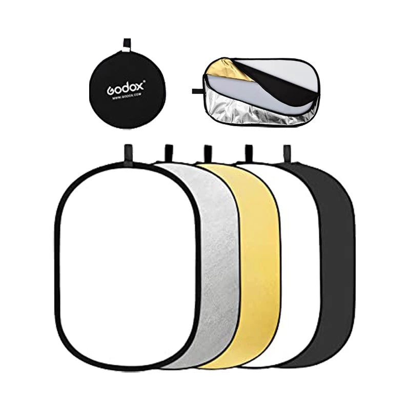 Godox RFT-05 Collapsible Reflector (Gold/Silver/Black/White/Translucent) 60x90cm