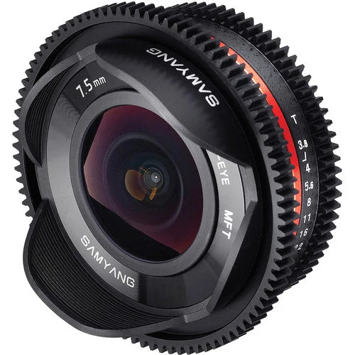 Samyang VCSC 7.5mm T3.8 Cine Lens For MFT Mount