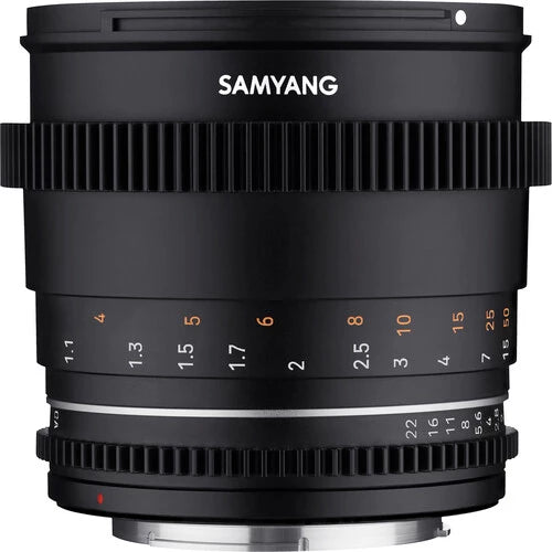 Samyang VDSLR 85mm T1.5 MK2 Cine Lens For Fuji X Mount