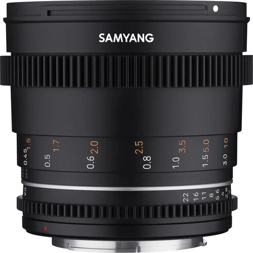 Samyang VDSLR 50mm T1.5 MK2 Cine Lens For Sony E mount