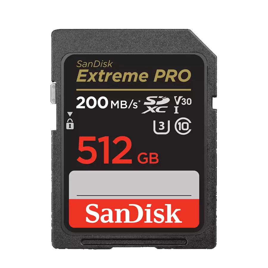 SanDisk SDXC Extreme Pro UHS-I 512GB R200MB/s W140MB/s