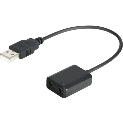 SARAMONIC SR-EA2L USB Sound Adapter to 3.5mm Audio&Mic Adapter