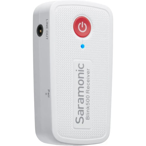 Saramonic Blink 500 B2W Ultracompact 2.4GHz Dual Channel Wireless Microphone System with Lavalier (White)