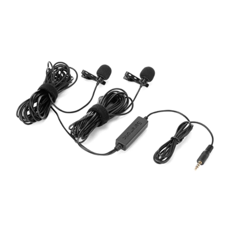 Saramonic LavMicro 2M dual head omnidirectional lavalier microphone