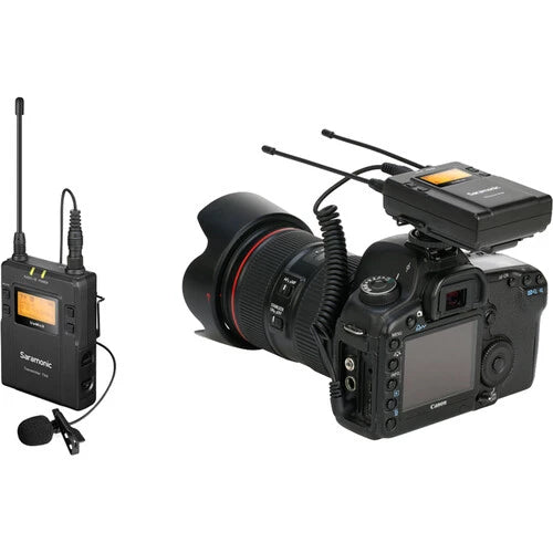 Saramonic UwMic9 Camera-Mount Wireless Omni Lavalier Microphone System (514 to 596 MHz) KIT 1 (TX9+RX9)