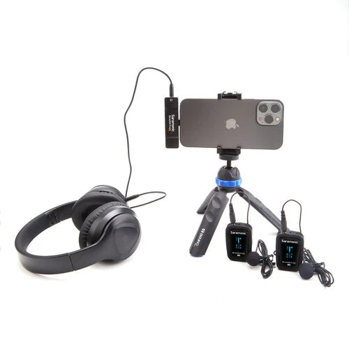 Saramonic Blink 500 ProX B6 Two-Person Digital Wireless Lavalier Microphone System with USB-C Connector (2.4 GHz)