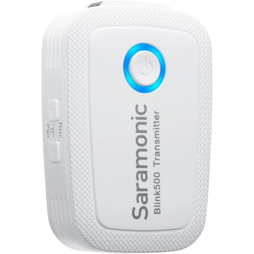 Saramonic Blink 500 B2W Ultracompact 2.4GHz Dual Channel Wireless Microphone System with Lavalier (White)