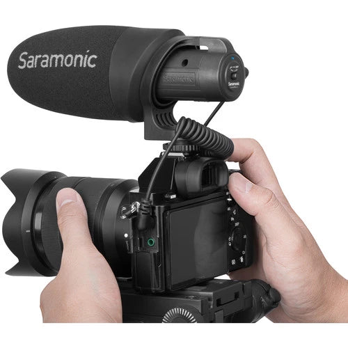 Saramonic CamMic Camera-Mount Shotgun Microphone for DSLR Cameras and Smartphones