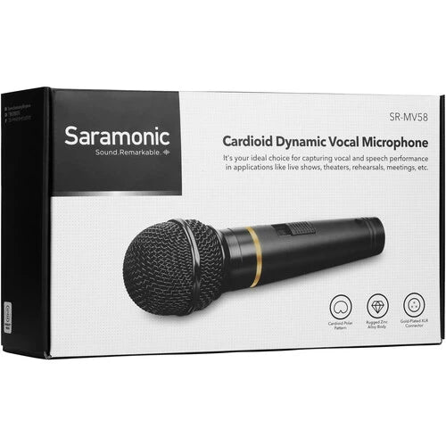 SARAMONIC SR-MV58 Cardioid Dynamic Vocal Microphone