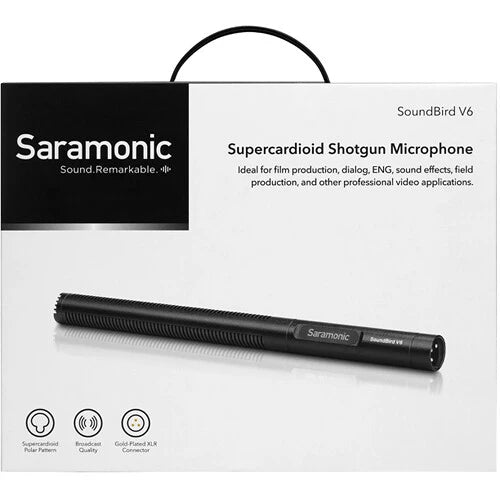 Saramonic SoundBird V6 Super-cardioid Shotgun Microphone