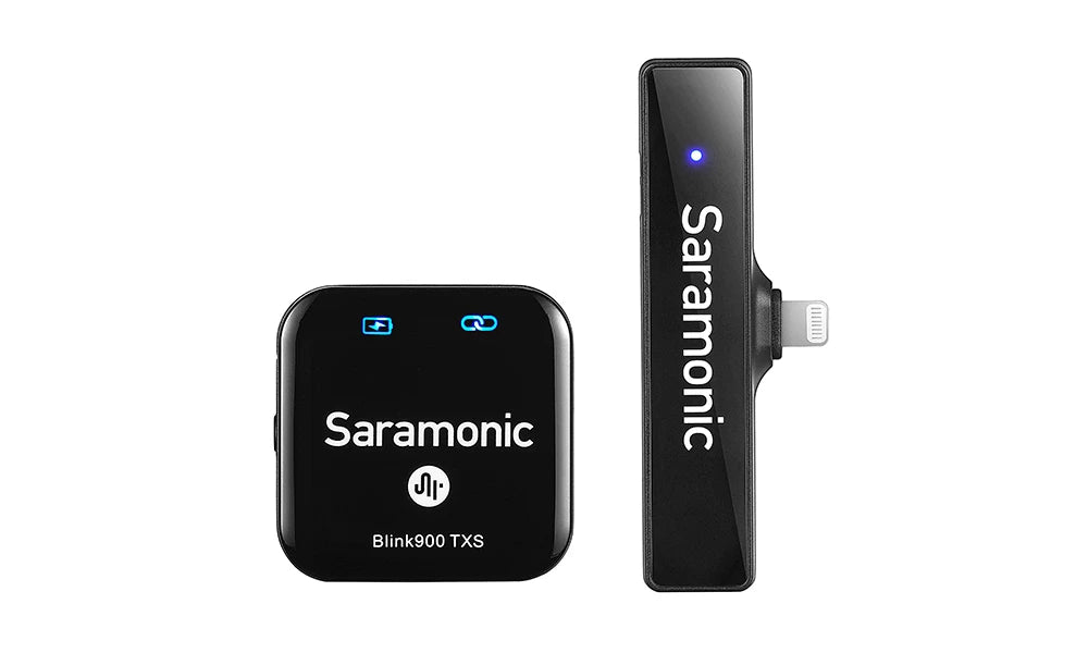 Saramonic Blink900 S3 Ultracompact 2.4GHz Dual-Channel Wireless Microphone Lightning iPhone RXDi