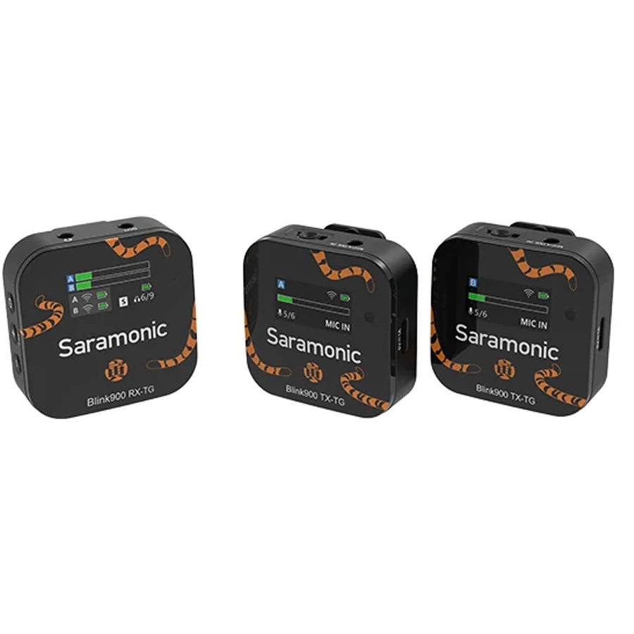 Saramonic Blink 900 B2 TG (Tiger) 2.4GHz Dual-Channel Wireless Microphone System