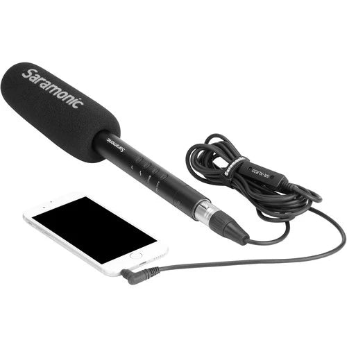 Saramonic SR-XLR35 XLR Female to 3.5mm TRRS Microphone Adapter Cable for DSLR Cameras and Smartphones