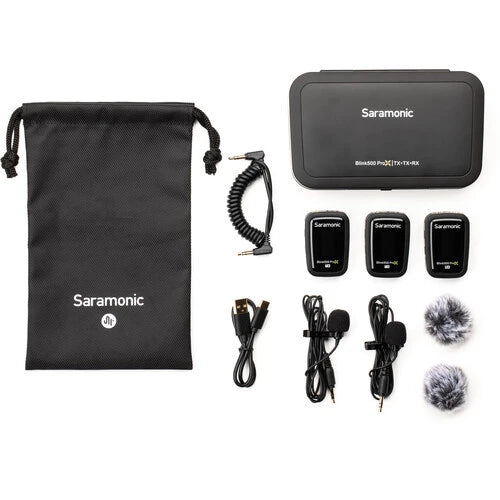 Saramonic Blink 500 ProX B2 2-Person Digital Camera-Mount Wireless Omni Lavalier Microphone System