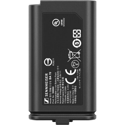 Sennheiser EW-DP ME 4 SET Camera-Mount Digital Wireless Cardioid Lavalier Mic System R1-6 (520-576 MHz)