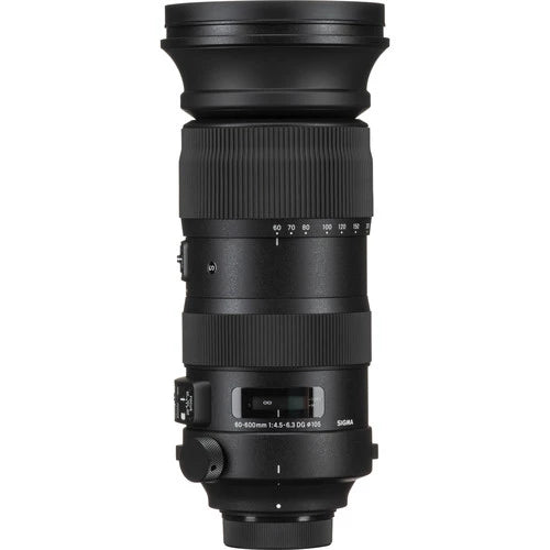 Sigma 60-600mm f4.5-6.3 DG OS HSM Sports Lens for Nikon F