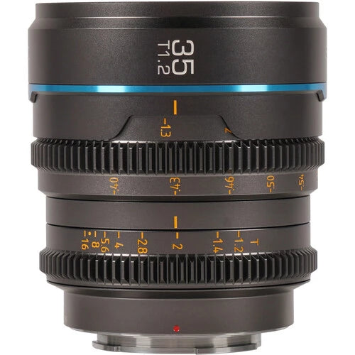 Sirui Nightwalker 35mm T1.2 S35 Manual Focus Cine Lens (M4/3 Mount, Gun Metal Gray)