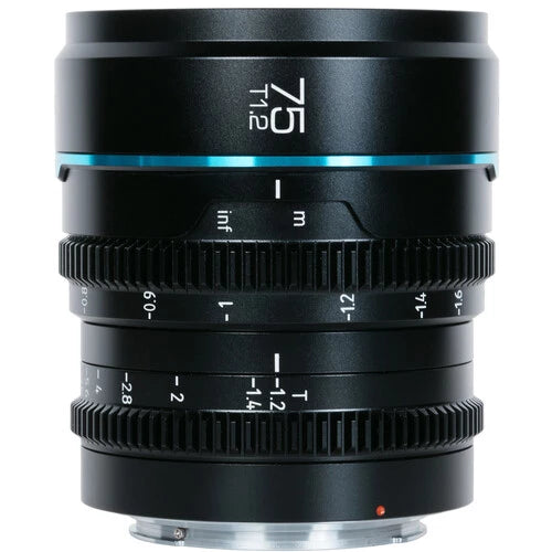 Sirui Nightwalker 75mm T1.2 S35 Manual Focus Cine Lens (M4/3 Mount, Black)