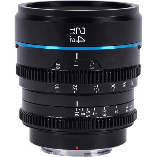 Sirui Nightwalker 24mm T1.2 S35 Manual Focus Cine Lens (X Mount, Black)